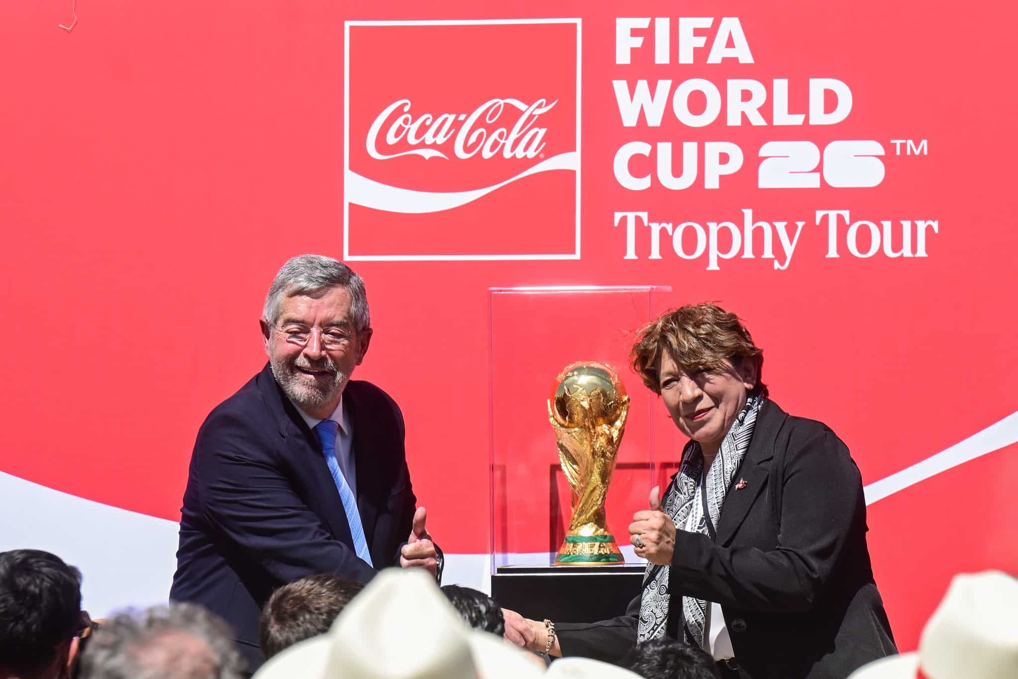 Trofeo del Mundial ya está en México