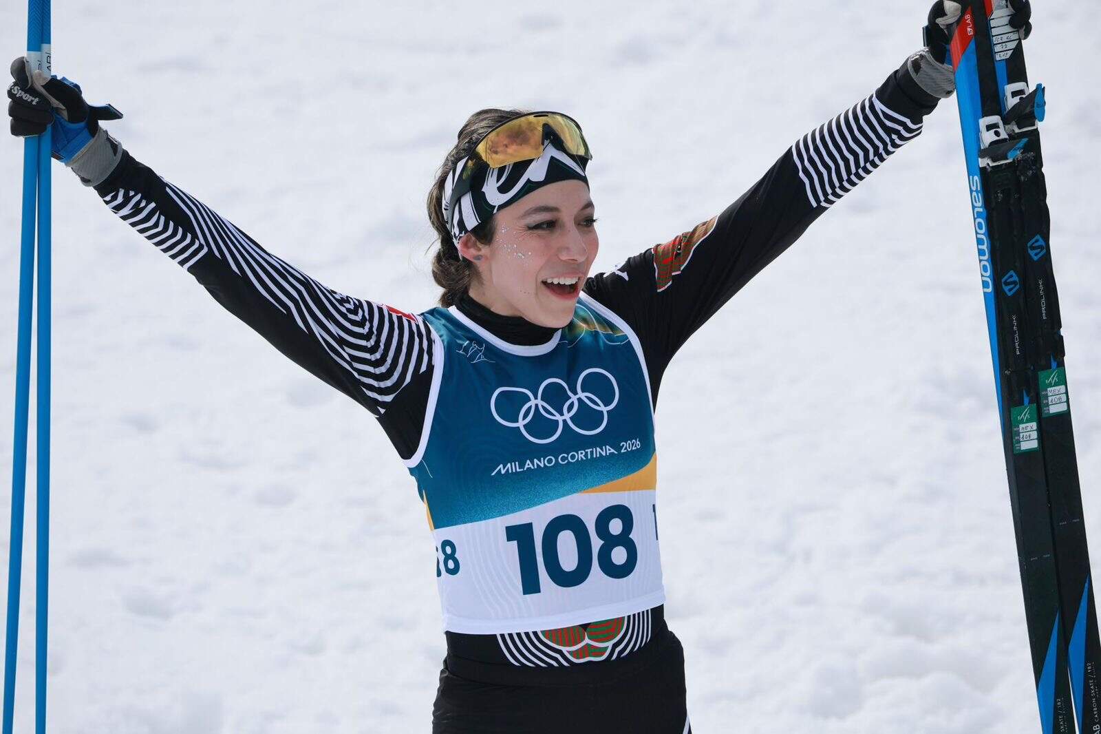 Regina Martínez concluye en el lugar 108 en esquí de fondo y marca un precedente para México en Milano-Cortina 2026