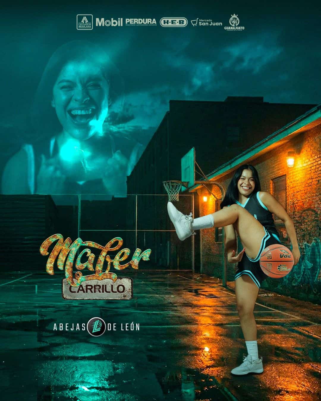 Mafer Carrillo regresa a Abejas de León Femenil para la temporada 2026